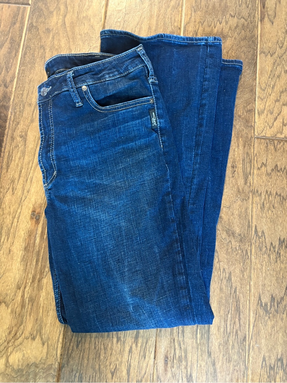 Silver Jeans Women's Dark Blue Boot Cut Jeans